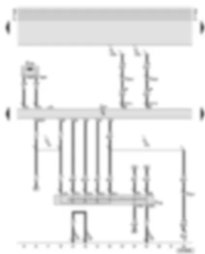 Wiring Diagram  AUDI A6 2001 - Automatic gearbox control unit - multi-function switch