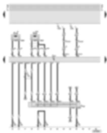 Wiring Diagram  AUDI A6 2002 - Automatic gearbox control unit - multi-function switch