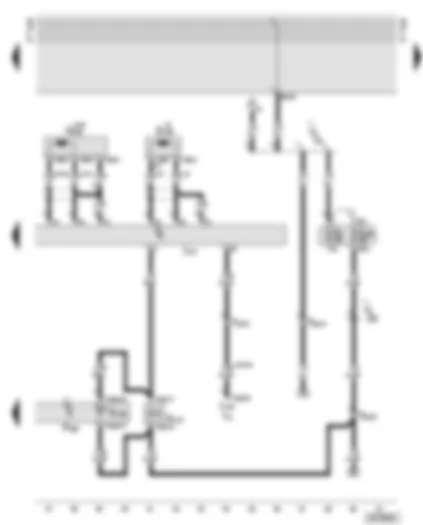 Wiring Diagram  AUDI A6 2001 - Automatic gearbox control unit - Tiptronic switch - selector lever lock solenoid - selector lever position indicator