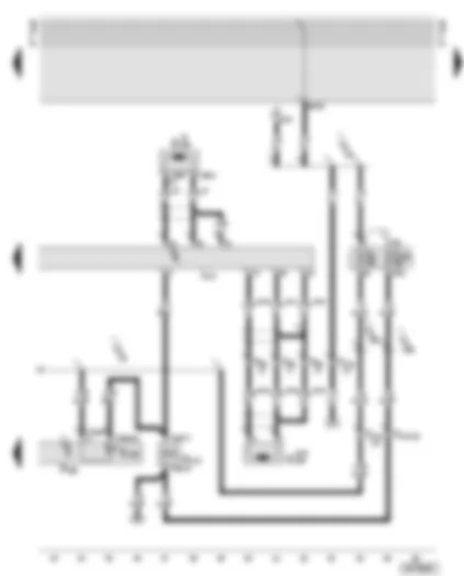 Wiring Diagram  AUDI A6 2002 - Automatic gearbox control unit - Tiptronic switch - selector lever lock solenoid - gearbox output speed sender