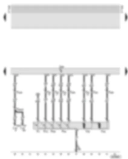 Wiring Diagram  AUDI A6 2002 - Central locking control unit - door contact switch on driver