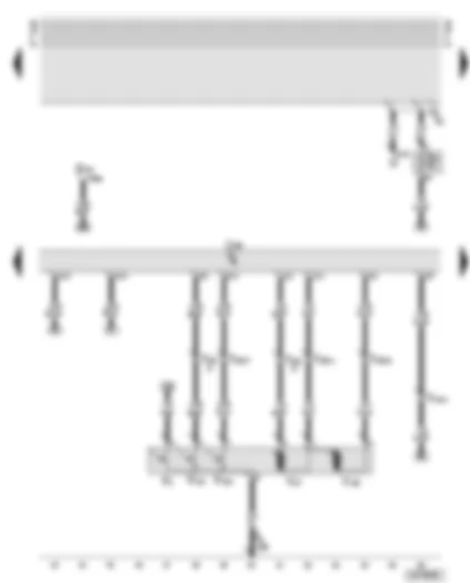 Wiring Diagram  AUDI A6 2002 - Central locking control unit - door contact switch - front passenger