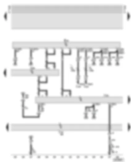 Wiring Diagram  AUDI A6 2001 - Navigation operating electronics control unit - navigation/TV tuner - aerial selection control unit - navigation interface
