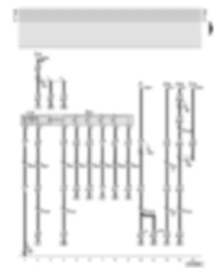 Wiring Diagram  AUDI A6 2001 - Memory operating unit - light bulbs for memory operating unit - driver