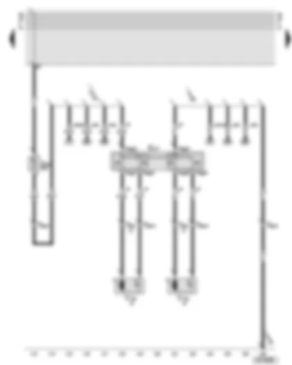 Wiring Diagram  AUDI A6 2001 - Lumbar support adjustment switch - front passenger
