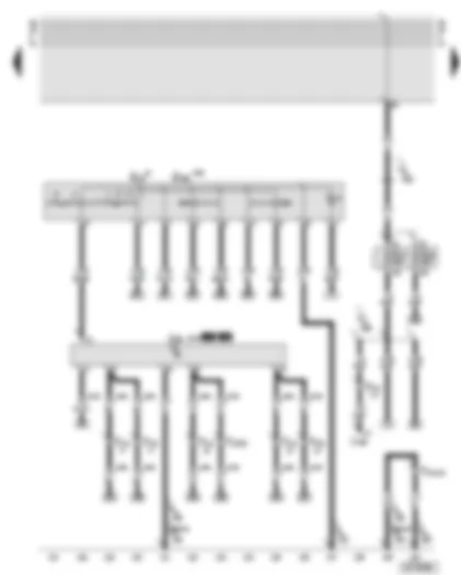 Wiring Diagram  AUDI A6 2001 - Mirror adjustment switches with and without retraction function