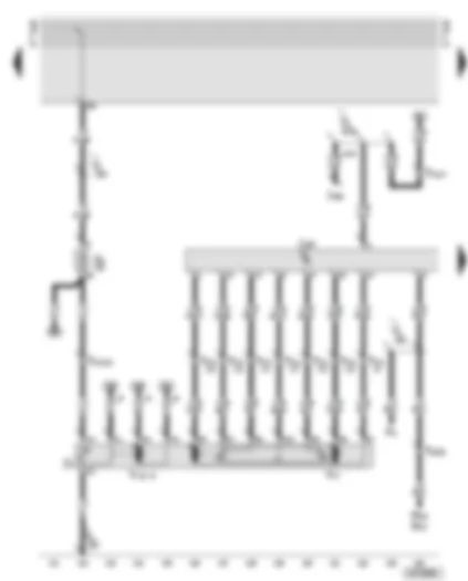 Wiring Diagram  AUDI A6 2001 - Mirror adjustment on driver
