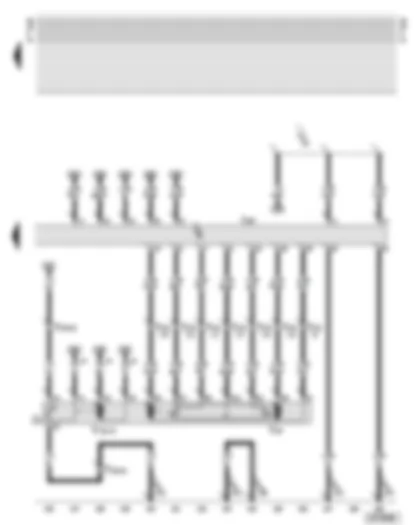 Wiring Diagram  AUDI A6 2001 - Mirror adjustment - front passenger