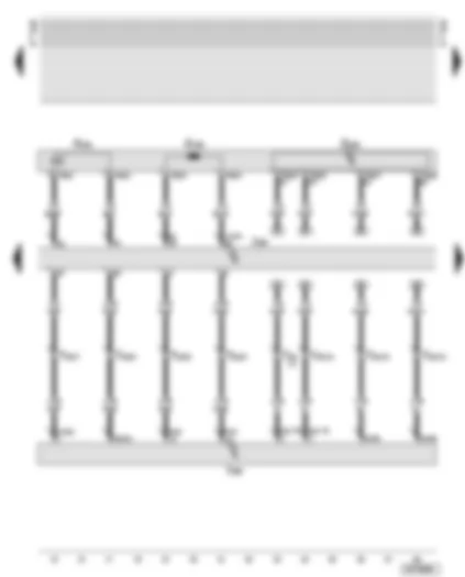 Wiring Diagram  AUDI A6 2001 - Low range gearing control unit - hydraulic actuator travel sender control unit - hydraulic actuator travel sender