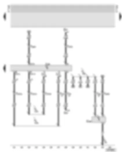 Wiring Diagram  AUDI A6 2002 - Motronic control unit - CAN bus - oil level thermo sender (service interval)