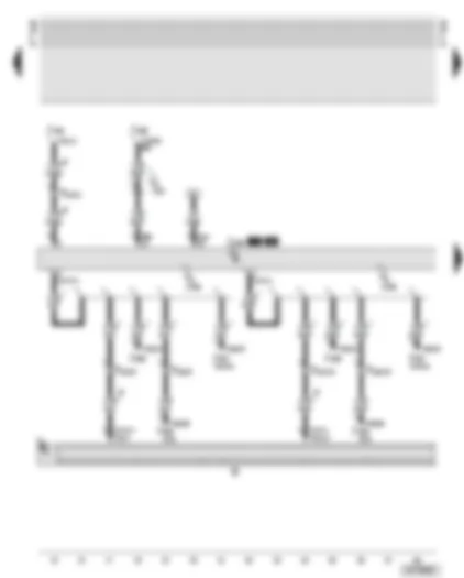 Wiring Diagram  AUDI A6 2002 - Multi-function steering wheel control unit - radio - CAN bus connection