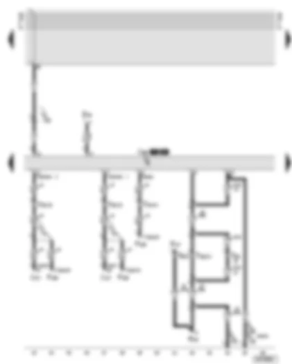 Wiring Diagram  AUDI A6 2001 - Multi-function steering wheel control unit - telephone transmitter and receiver unit