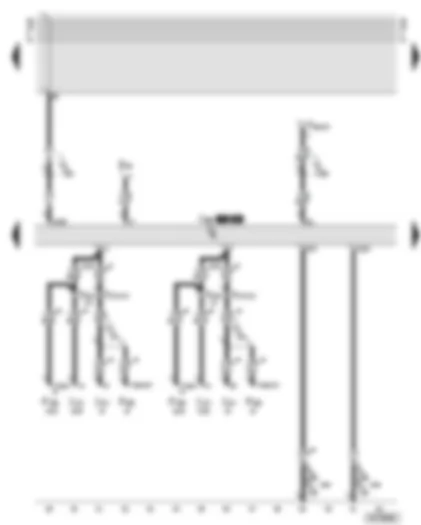 Wiring Diagram  AUDI A6 2002 - Multi-function steering wheel control unit