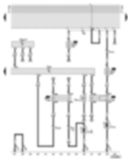 Wiring Diagram  AUDI A6 2003 - Motronic control unit - secondary air pump - brake servo relay - vacuum pump for brakes