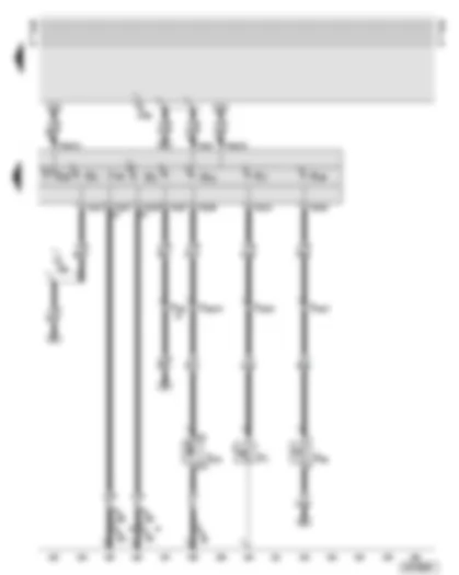 Wiring Diagram  AUDI A6 2001 - Dash panel insert - speedometer - oil pressure warning lamp - coolant temperature/coolant shortage warning lamp