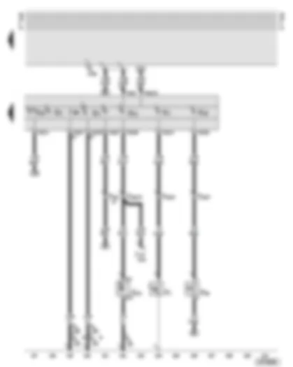 Wiring Diagram  AUDI A6 2002 - Dash panel insert - speedometer - oil pressure warning lamp - coolant temperature/coolant shortage warning lamp