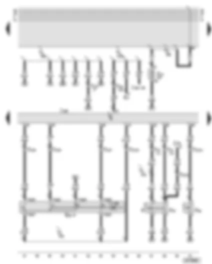Wiring Diagram  AUDI A6 2002 - Diesel direct injection system control unit - cruise control system switch - brake light switch