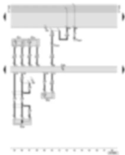 Wiring Diagram  AUDI A6 2002 - Diesel direct injection system control unit - engine speed sender - intake manifold pressure sender - fuel temperature sender