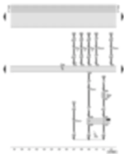 Wiring Diagram  AUDI A6 2002 - Diesel direct injection system control unit - fuel pump relay
