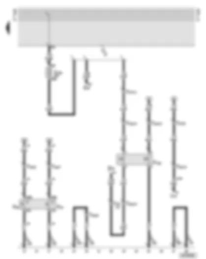 Wiring Diagram  AUDI A6 2001 - Radiator fan thermo-switches - air conditioner pressure switch