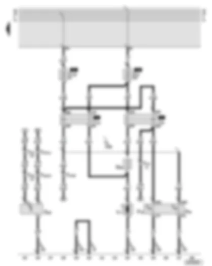 Wiring Diagram  AUDI A6 2002 - Engine cooling for petrol engines - 1.8 litre engine - AWT