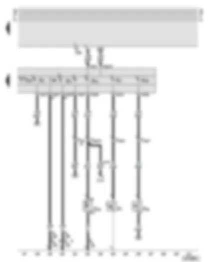 Wiring Diagram  AUDI A6 2002 - Dash panel insert - speedometer - oil pressure warning lamp - coolant temperature/coolant shortage warning lamp