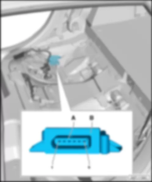 AUDI A6 2015 Fitting location, fuel pump control unit J538