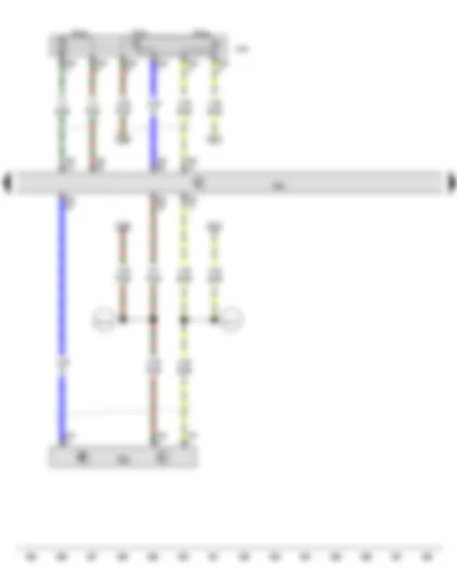 Wiring Diagram  AUDI A7 2012 - Engine speed sender - Throttle valve module - Engine control unit