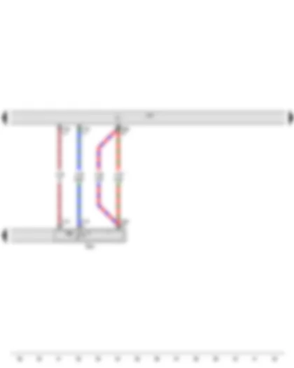 Wiring Diagram  AUDI A7 2014 - Pressure sender for adaptive suspension - Adaptive suspension control unit - Adaptive suspension compressor motor
