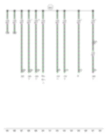 Электросхемa  AUDI A7 2011 - Соединение 1 (диагностика) в главном жгуте проводов