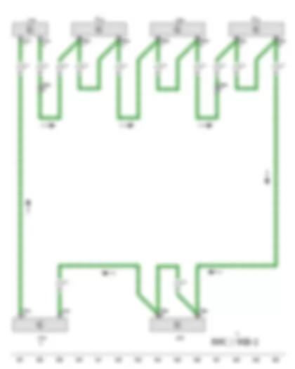 Wiring Diagram  AUDI A7 2012 - Data bus diagnostic interface