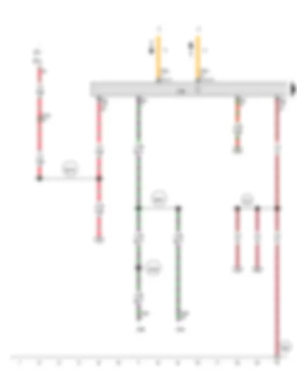 Wiring Diagram  AUDI A7 2013 - Control unit 1 for information electronics