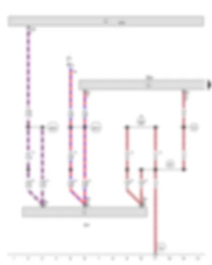 Wiring Diagram  AUDI A7 2014 - Garage door operating unit - Garage door operation control unit