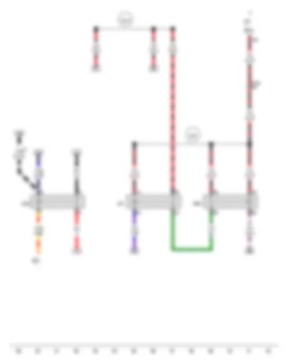 Wiring Diagram  AUDI A7 2015 - Starter motor relay - Terminal 15 voltage supply relay - Starter motor relay 2