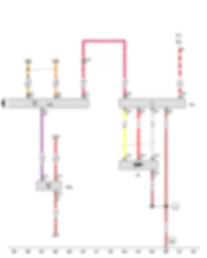 Wiring Diagram  AUDI A7 2015 - Fuel system pressurisation pump - Oil level and oil temperature sender - Fuel pump control unit - Engine control unit