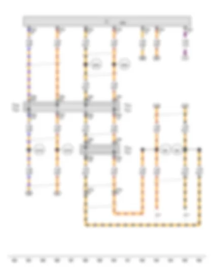 Wiring Diagram  AUDI A7 2015 - Wiring junction for powertrain CAN bus - high - Wiring junction for dash panel insert CAN bus - high