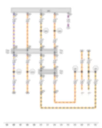 Wiring Diagram  AUDI A7 2016 - Wiring junction for powertrain CAN bus - high - Wiring junction for dash panel insert CAN bus - high