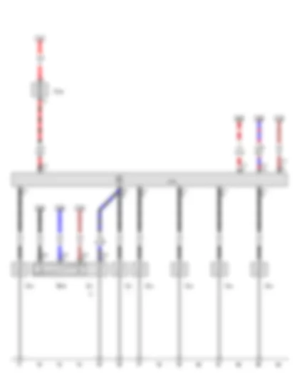 Wiring Diagram  AUDI A7 2015 - Cylinder 2 combustion chamber pressure sender - Automatic glow period control unit