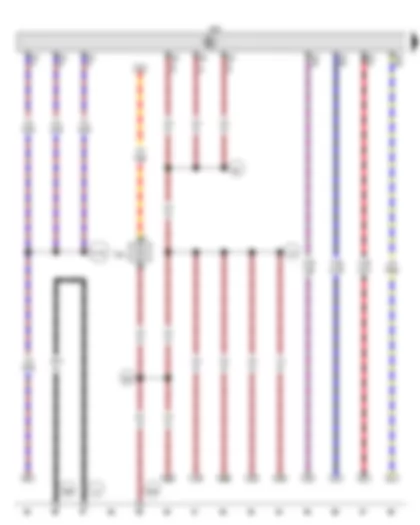 Wiring Diagram  AUDI A7 2016 - Suppression filter - Engine control unit