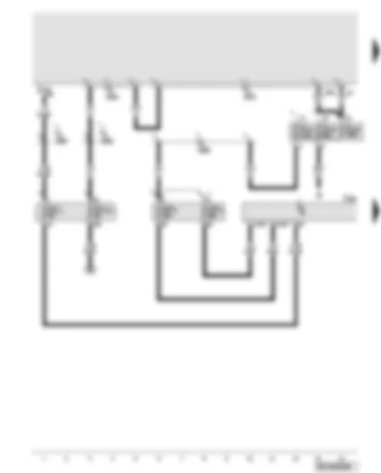 Wiring Diagram  AUDI A8 2010 - Electric park and handbrake control unit - voltage supply