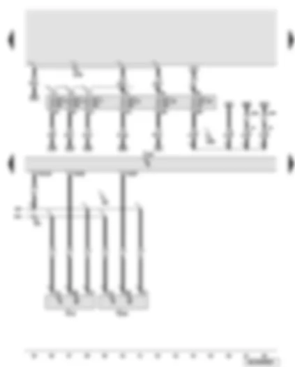 Wiring Diagram  AUDI A8 2010 - Engine control unit - Hall sender - Hall sender 3 - fuses