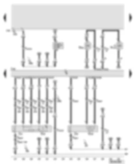 Wiring Diagram  AUDI A8 2005 - Engine control unit - secondary air pump relay - secondary air pump motor