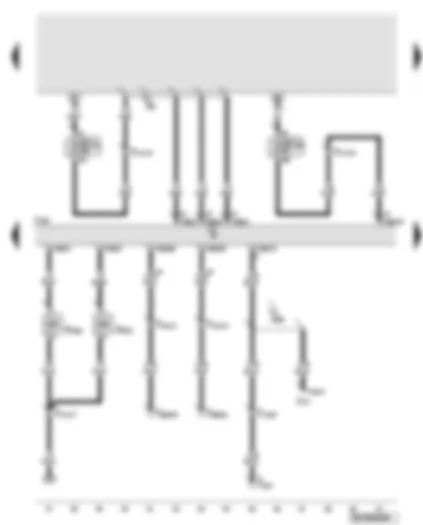 Wiring Diagram  AUDI A8 2005 - Engine control unit - fuel pressure regulating valve - fuel metering valve