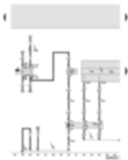 Wiring Diagram  AUDI A8 2005 - Control unit in dash panel insert - fuel pump relay