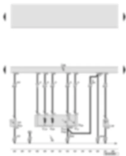 Wiring Diagram  AUDI A8 2005 - Rear left door control unit - rear left central locking lock unit - rear left door exterior handle switch - rear left exterior door handle illumination bulb