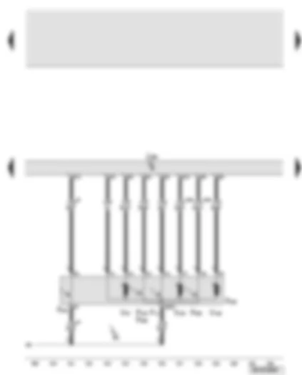 Wiring Diagram  AUDI A8 2005 - Rear right door control unit - rear right central locking lock unit