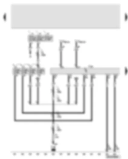 Wiring Diagram  AUDI A8 2007 - Convenience system central control unit - fuses