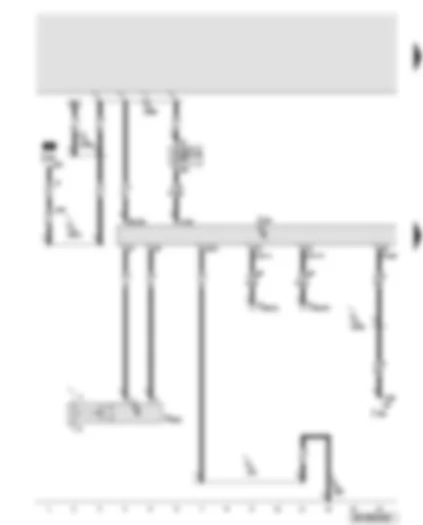 Wiring Diagram  AUDI A8 2005 - Airbag control unit - battery isolation igniter