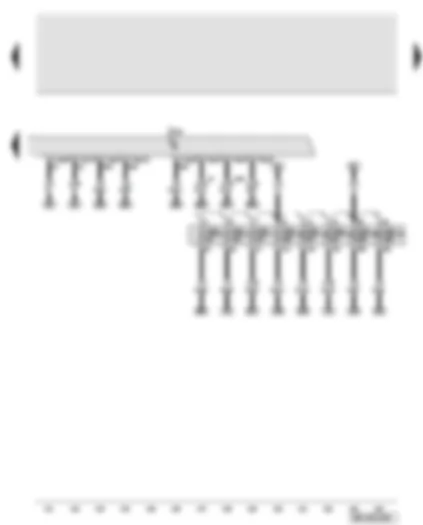 Wiring Diagram  AUDI A8 2007 - Voltage supply onboard power supply control unit - fuses