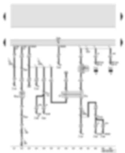 Wiring Diagram  AUDI A8 2007 - Convenience system central control unit - brake light switch - high level brake light bulb